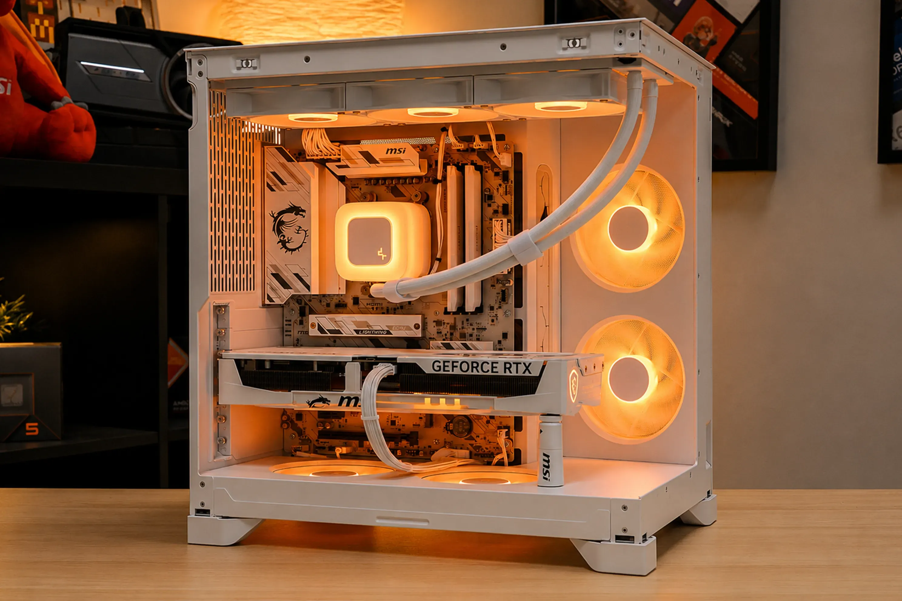 Fractal White - RTX 5070 Ti / R5 7500X3D, 16GB / 32GB - Image 1