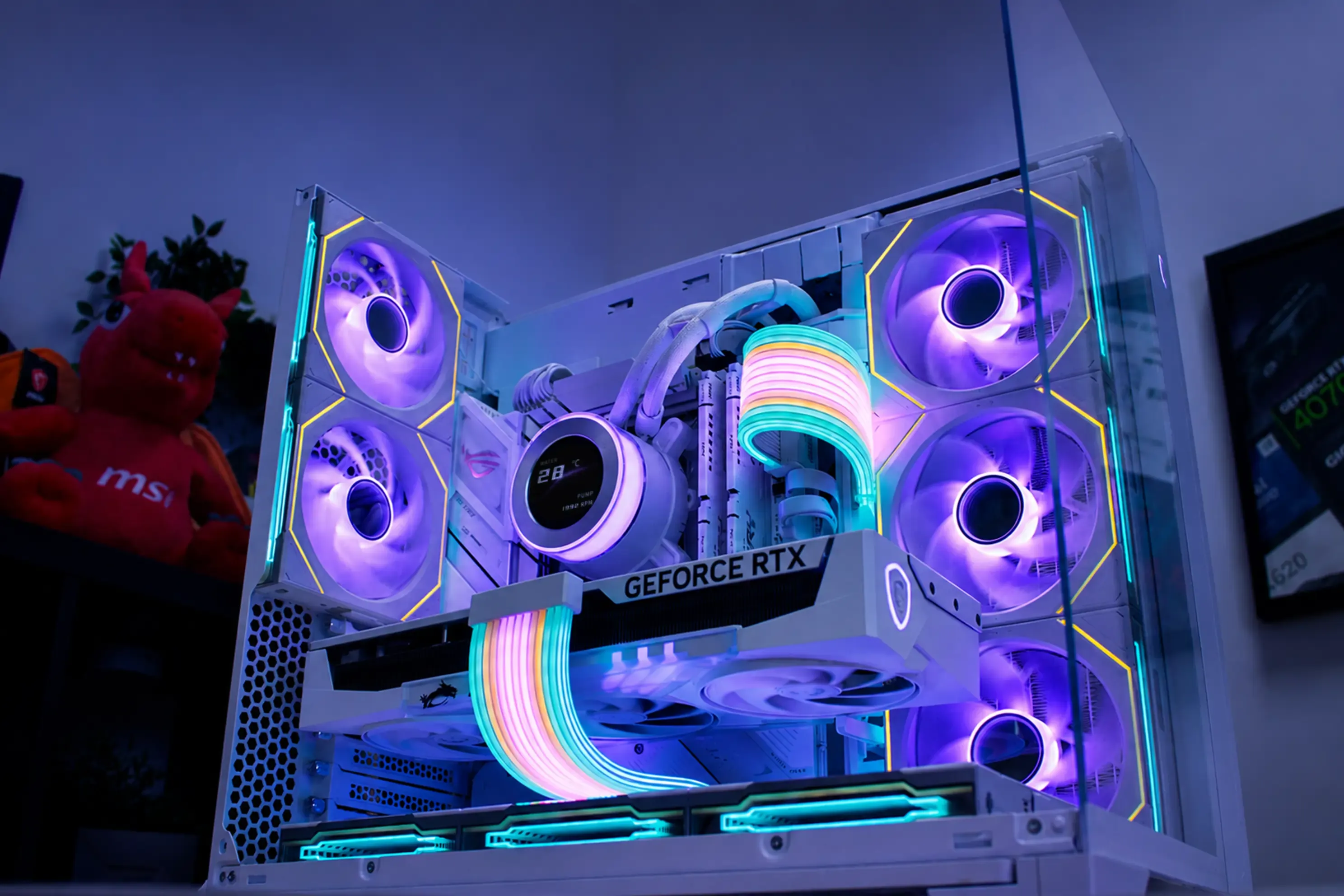 Lian Li White - RTX 5080 / R7 9800X3D, 16GB / 32GB - Thumbnail 7
