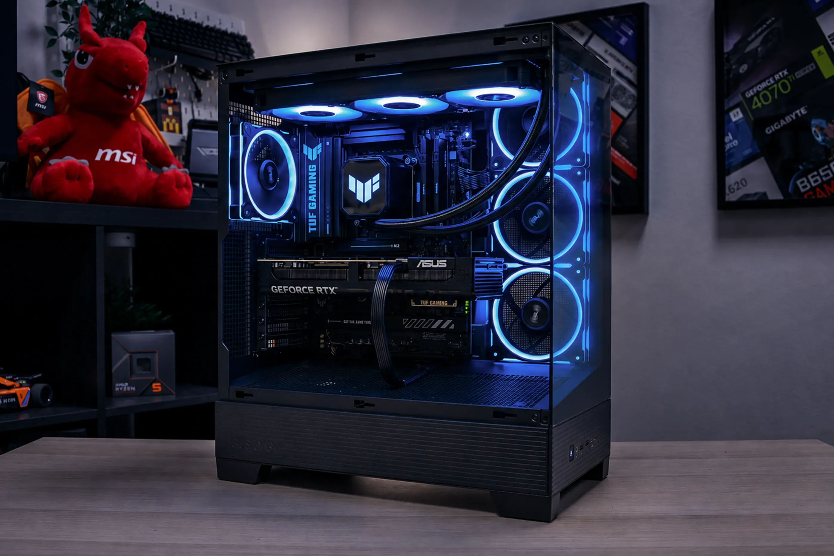 ASUS - NVIDIA RTX 5070 Ti / R7 7800X3D, 16GB / 32GB - Image 1