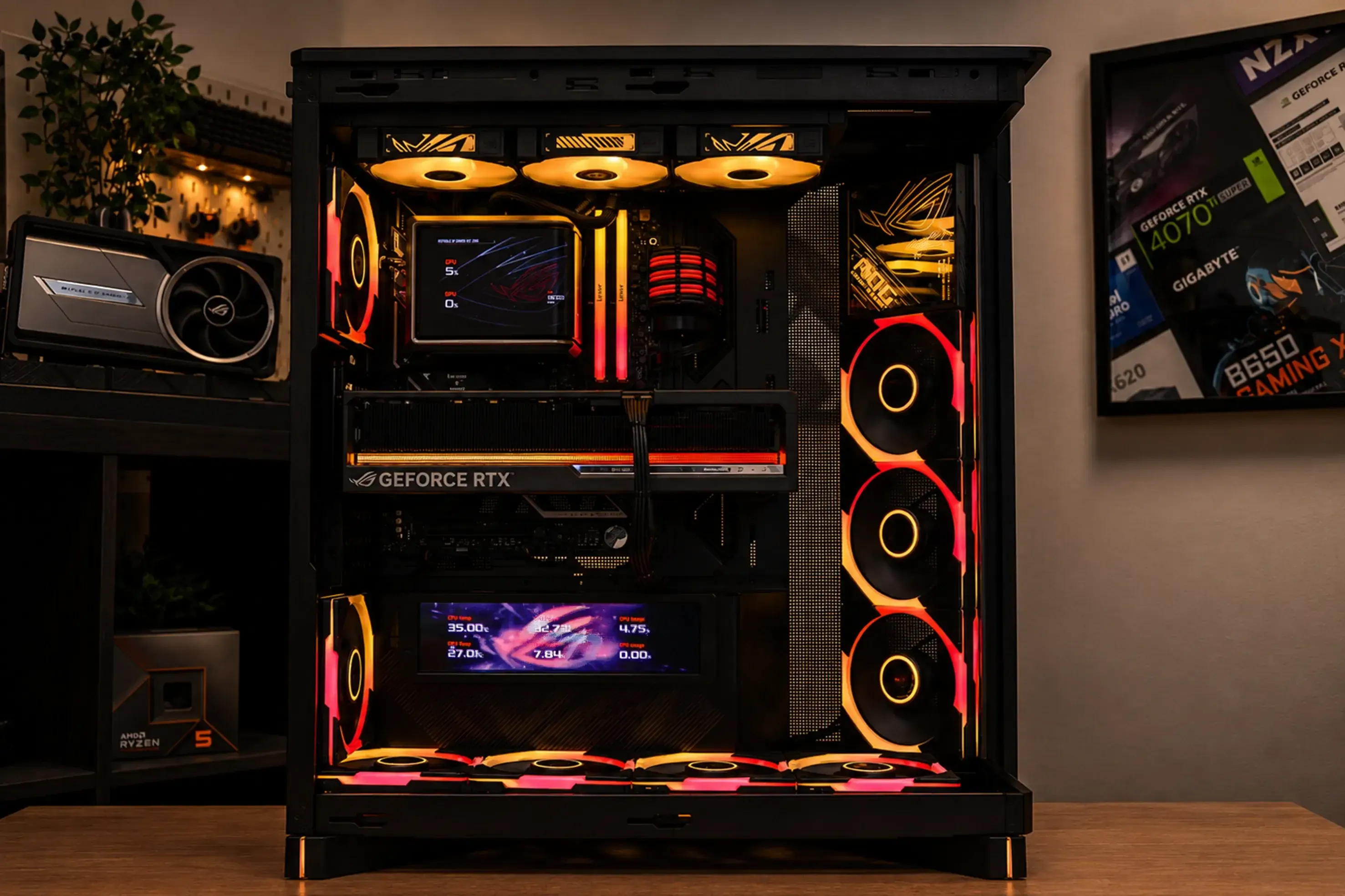 ASUS CRONOX - NVIDIA RTX 5080 / R7 9850X3D / 32GB - Thumbnail 2