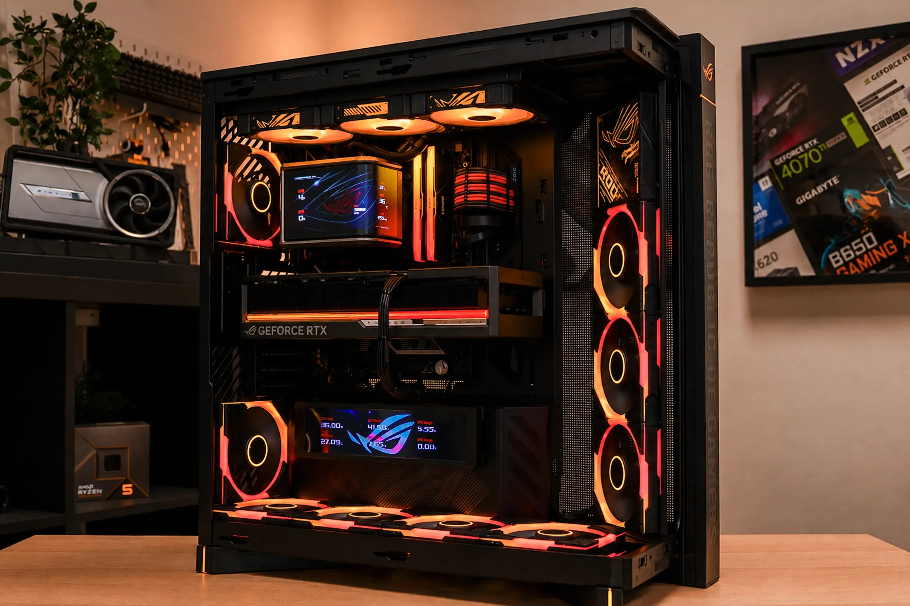 ASUS CRONOX - NVIDIA RTX 5080 / R7 9850X3D / 32GB - Image 1