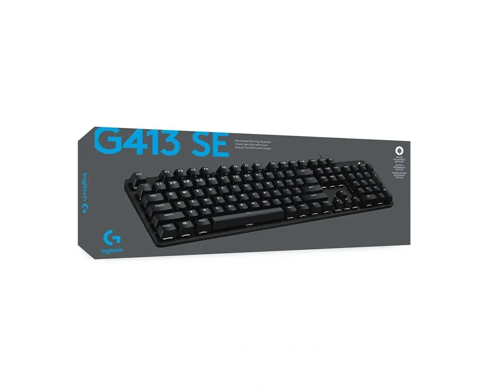 Logitech G413 SE Mechanical Gaming Keyboard Black - US INTL - Thumbnail 4