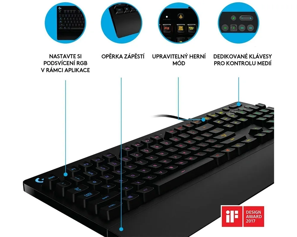 Logitech G213 - CZ/SK - Thumbnail 8