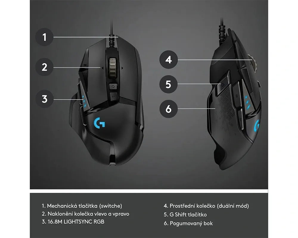 Logitech G502 Hero - Thumbnail 7