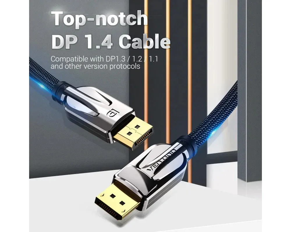 Vention DisplayPort (DP) 1.4 Cable 8K 3m - Thumbnail 4