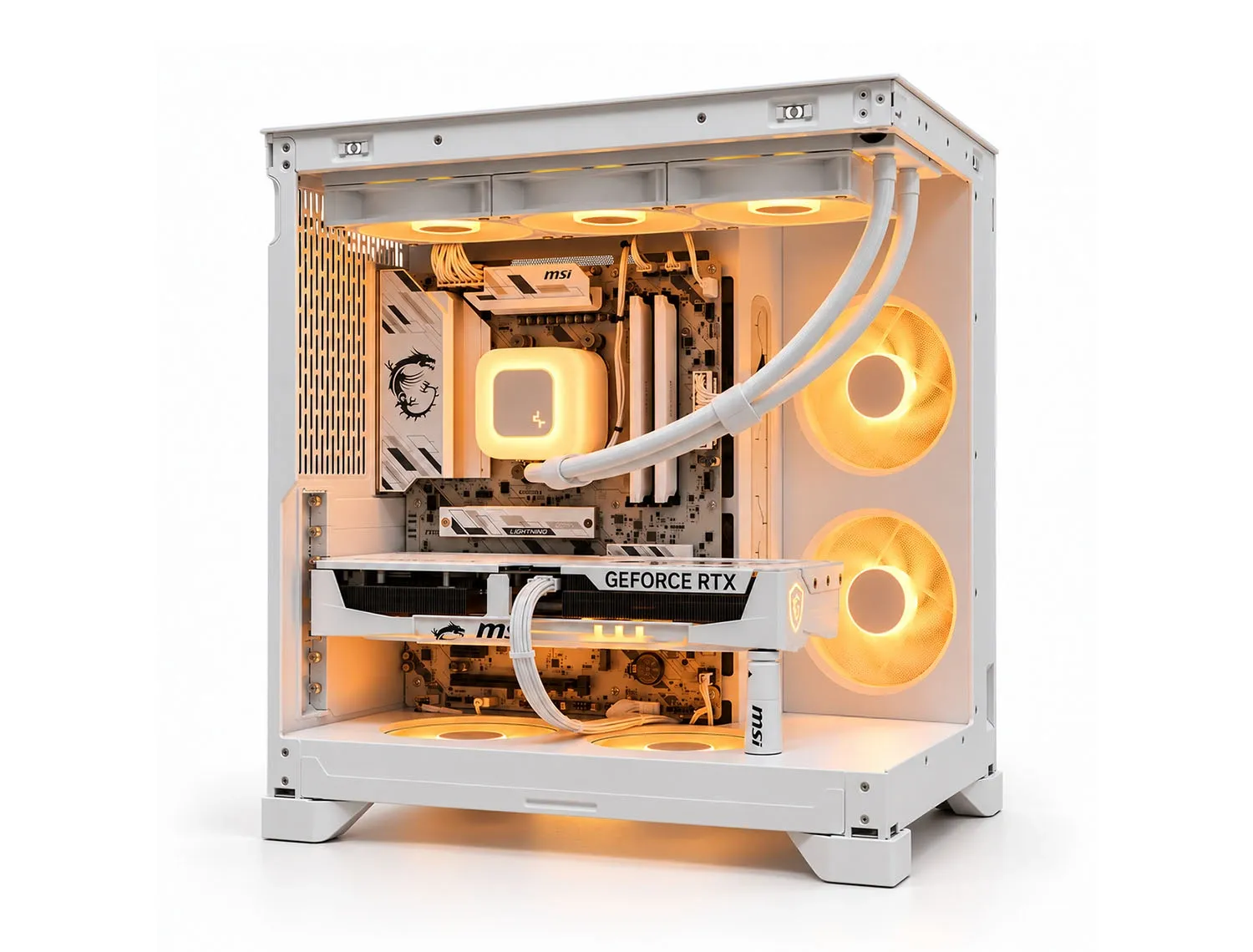 Fractal White - RTX 5070 Ti | R5 7500X3D | 32GB - Thumbnail 2
