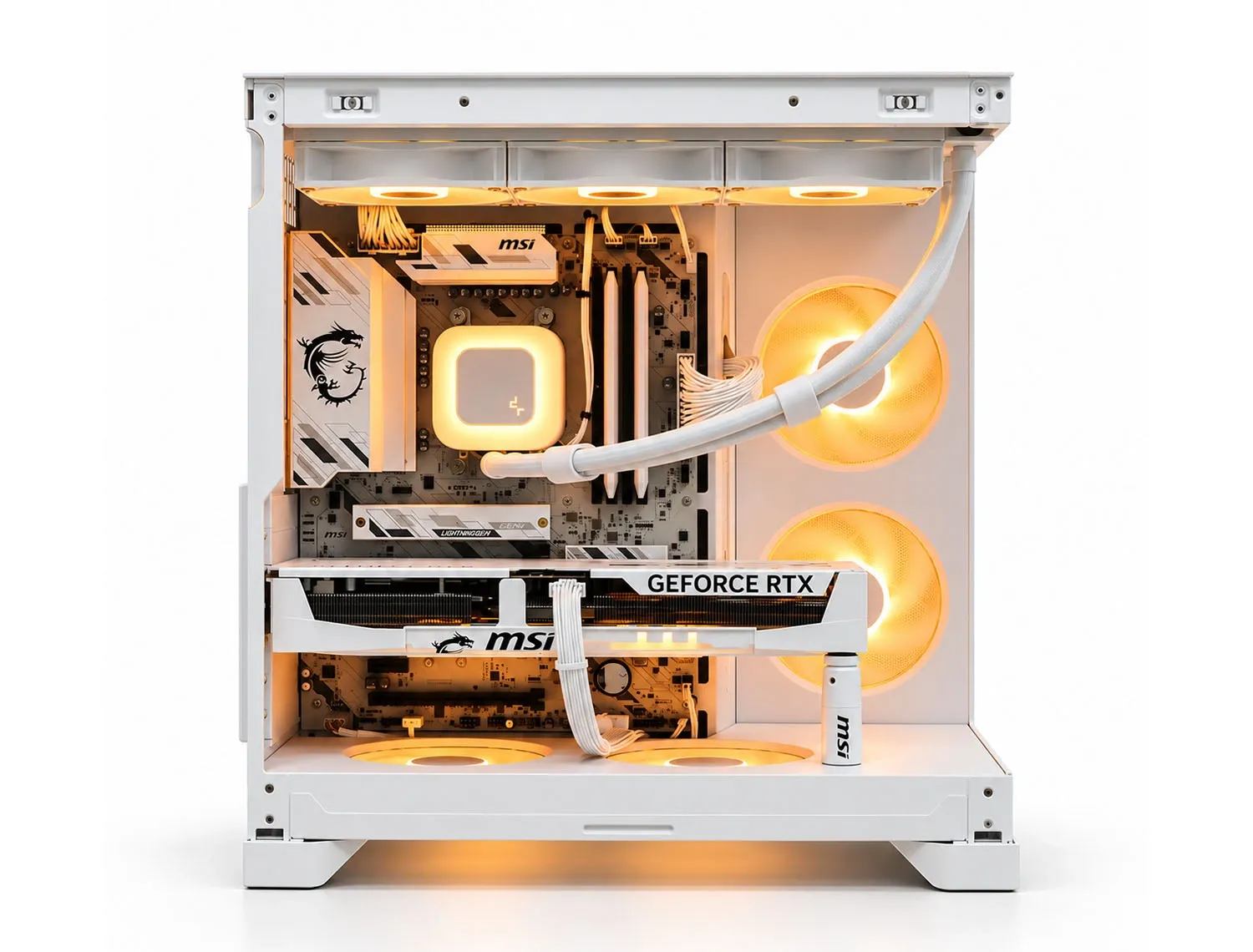 Fractal White - RTX 5070 Ti | R5 7500X3D | 32GB - Thumbnail 3